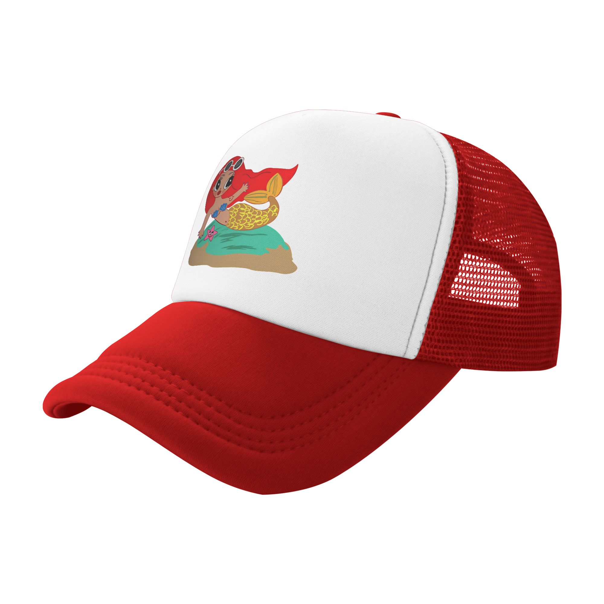 Golf Cap Dad - 카롤 G 머메이드 트러커 캡, 남녀