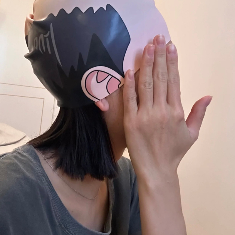 새로운 재미있는 대머리 수영 모자 지중해 프린트 실리콘 - Swim Hat Silicone 리뷰 및 가격