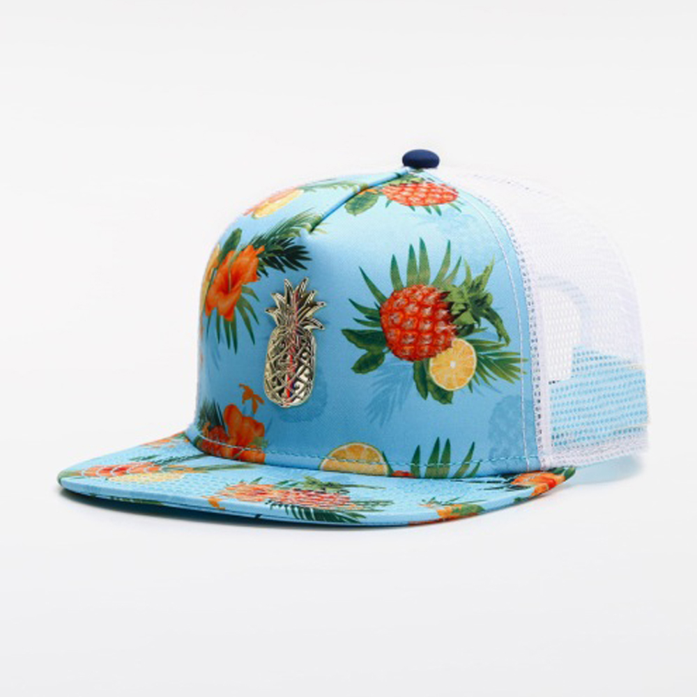 패셔너블한 다용도 모자 열대 과일 플로럴 프린트 트러커 - Trucker Cap Mesh 리뷰 및 가격