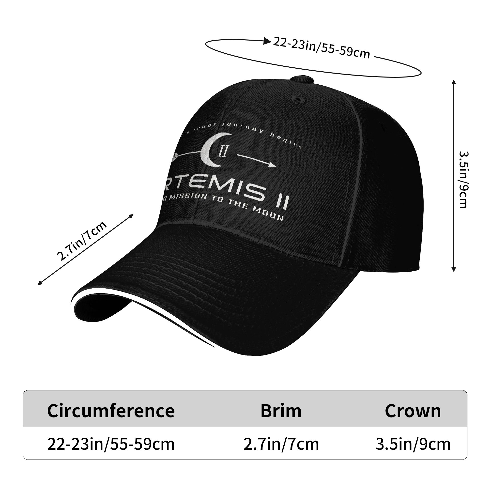 아르테미스 II 달 탐험 미션 2026 아르테미스 2  - Golf Cap Dad 리뷰 및 가격